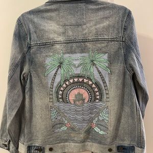 Spiritual gangster denim jacket